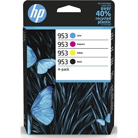 Ink Cartridges - 953 4 Pack  - Black - Cyan - Magenta - Yellow