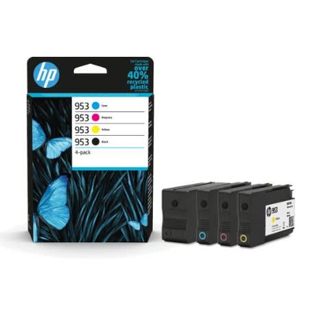 Ink Cartridges - 953 4 Pack  - Black - Cyan - Magenta - Yellow