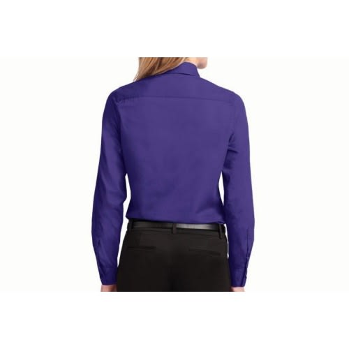 Ladies Formal Dress Shirt - Purple
