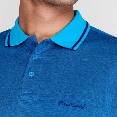 Pin Stripe Polo Shirt Royal