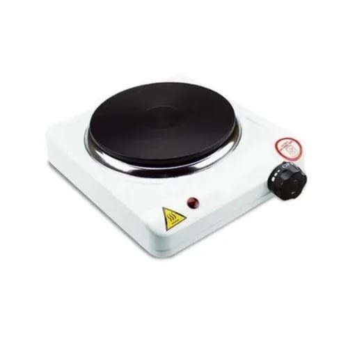 Single Electric Hotplate Cooker -1000W - White