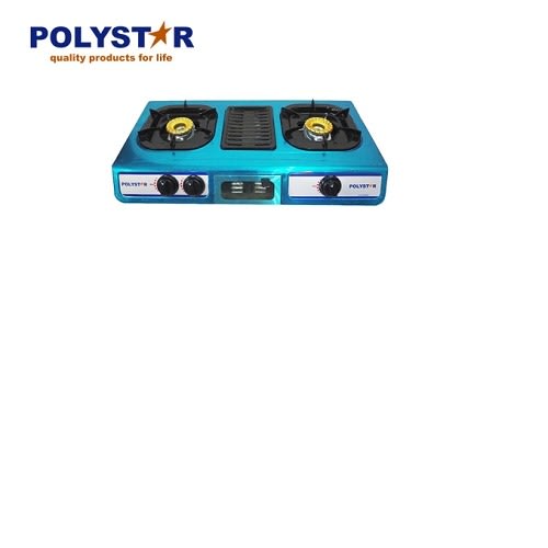 2 Burner Stainless Table Top Cooker With Grill Function Pv-grs89bx