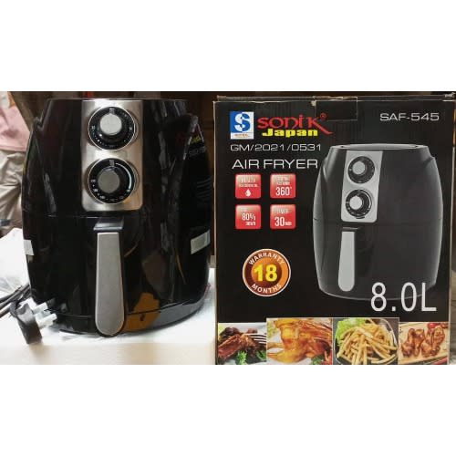 Air Fryer With 360° Rotation Saf-545 - 8.0l - 200w