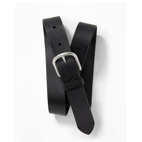 Men's Leather Belt - Black
