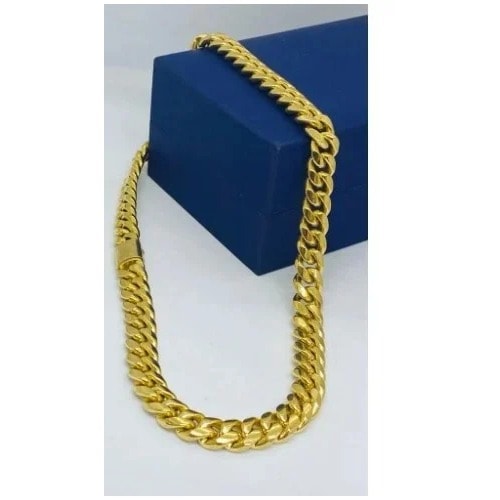 Fashion Front Set Of Cuban Chain With Bracelet