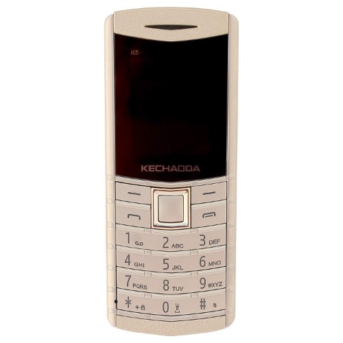 K5 1.8 Inch 500mah Dual Sim Card Ultra-thin Mini Card Phone - Gold