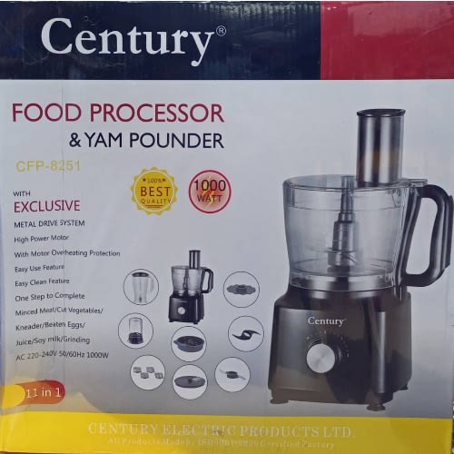 Food Processor & Yam Pounding Machine - cfp-8251 - 1000W