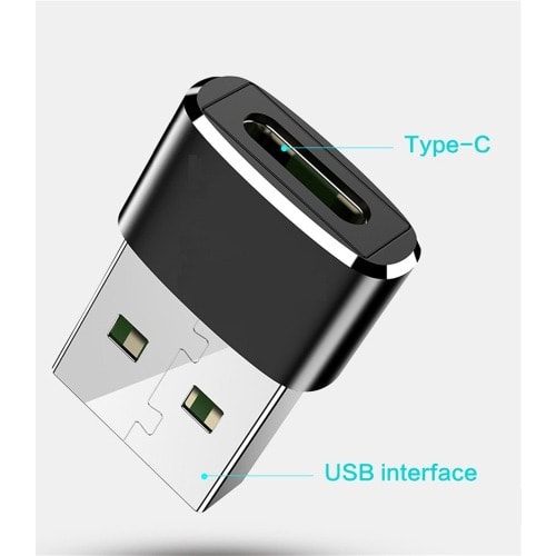 Usb Male To Type-c Female Converter Phone Adapter