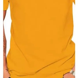 With God Cotton T-shirt - Yellow