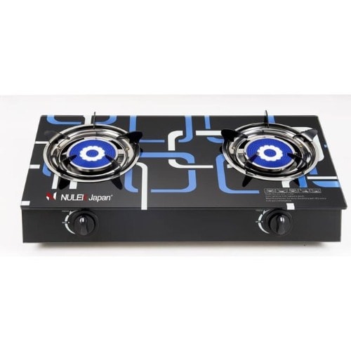 Glass Table Top Gas Cooker- 2 Burner