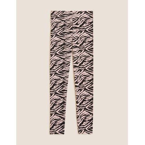 Cotton Rich Pink Leo Leggings