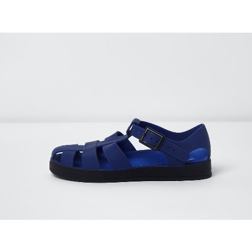Boys Prolific Jelly Sandals - Navy Blue/black