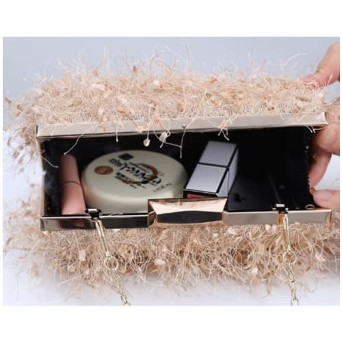 Women's Tassel Clutch - Gold