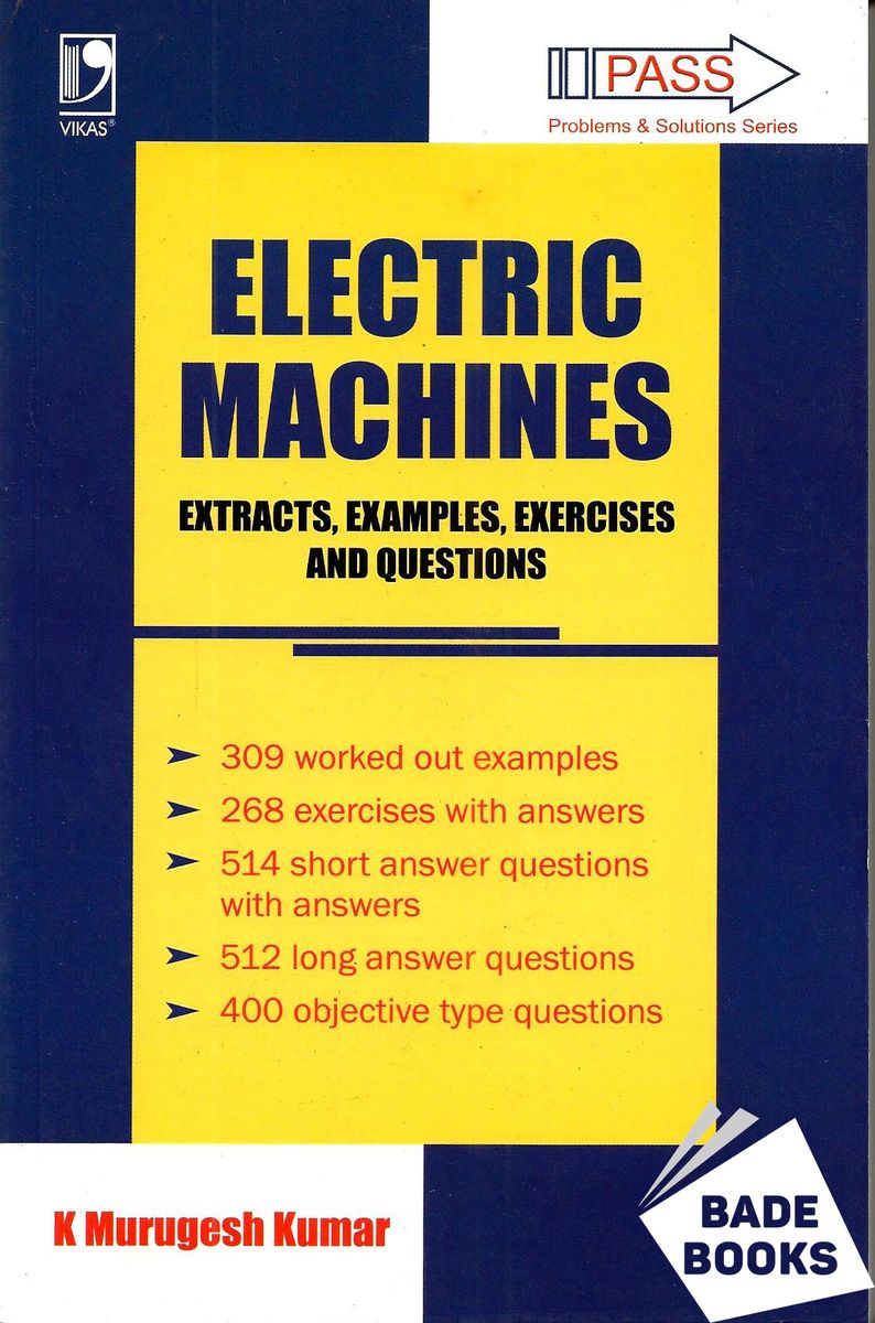 Electric Machines (Extracts, Examples, Exercises And Questions)