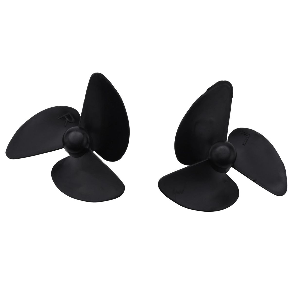 RC Boat Spare Parts Propeller Set for Flytec 2011-5 Fishing Tool Bait Boat Fish Finder Ship Part Positive & Reverse Propeller,2 Pcs