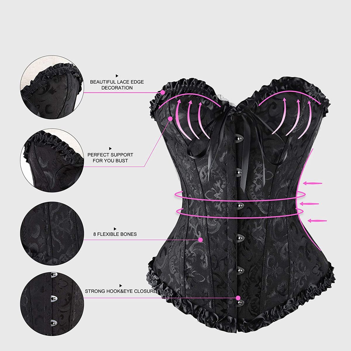 Yoga Women Full Body Shaper Bodysuit Firm Control Lifter S