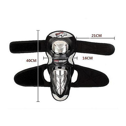 HX-P19 Motorcycle Stainless Armor Racing Protective Elbow Knee Pads
