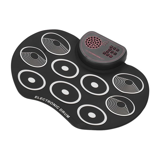 Portable Electronic Drum Set USB Roll Up Drum Pad Kit 9