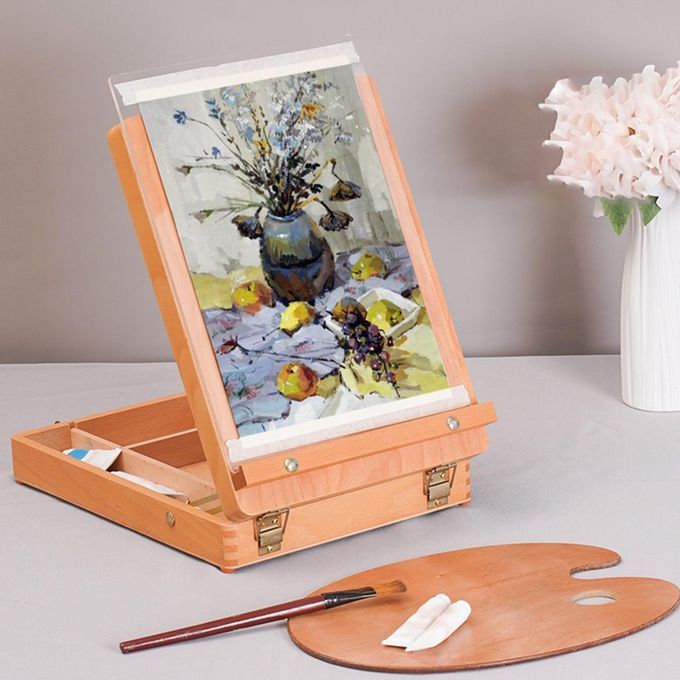 Adjustable Table Top Box Easel, Sketchbox Easel, For Artist Painting