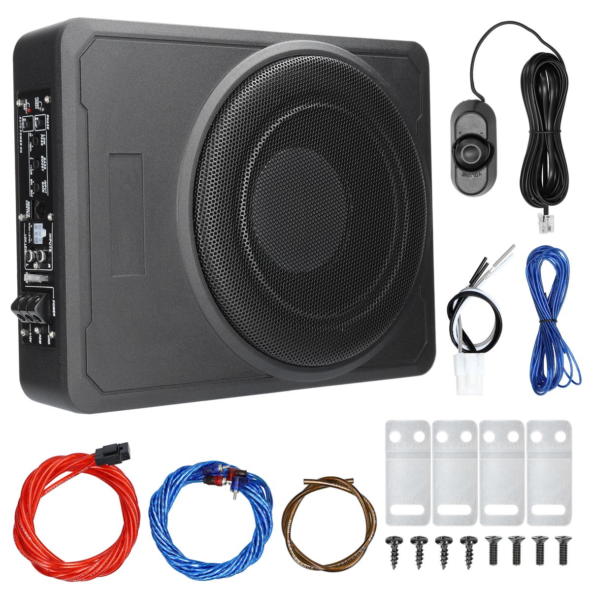10 Inch 600W Car Subwoofer High Pure Bass Under-Seat