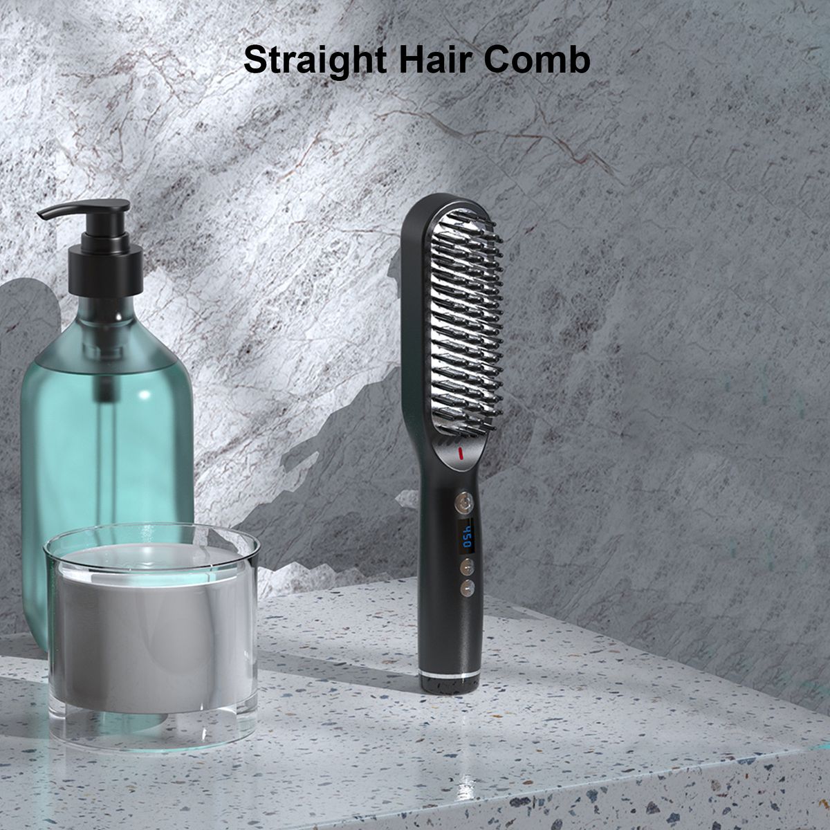 Professional Straight Hair Comb Hair Straightener 5 Levels