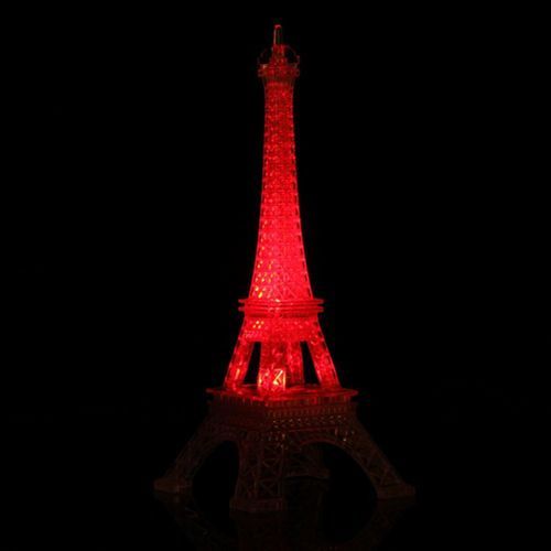 Romantic Eiffel Tower Desk Bedroom Night Light Decoration Table LED Lamp