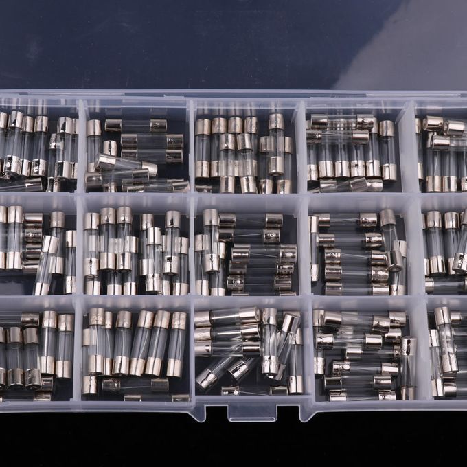 150Piece Assorted 20mm Electrical Glass Fuses Kit Fast Blow Acting