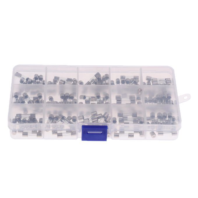 150Piece Assorted 20mm Electrical Glass Fuses Kit Fast Blow Acting