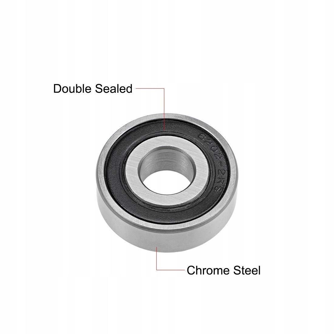 ball bearing with depth groove 13mm x 35mm x 11mm chrome steel double bore