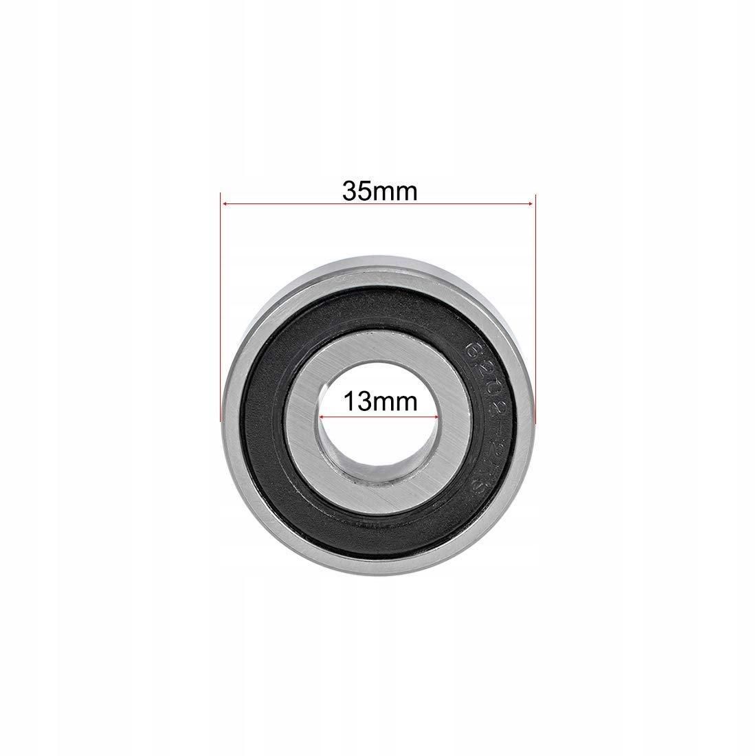 ball bearing with depth groove 13mm x 35mm x 11mm chrome steel double bore
