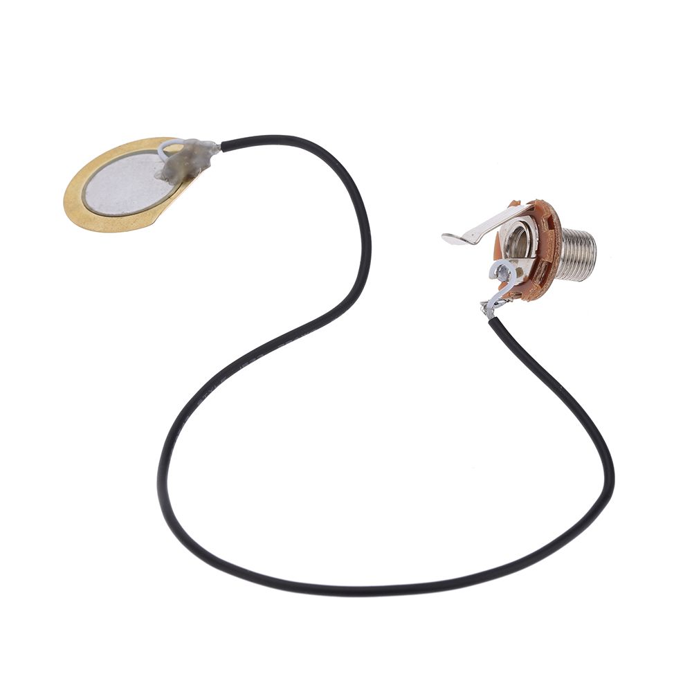 Acoustic Guitar Transducer Pre-Wired Amplifier Piezo Jack