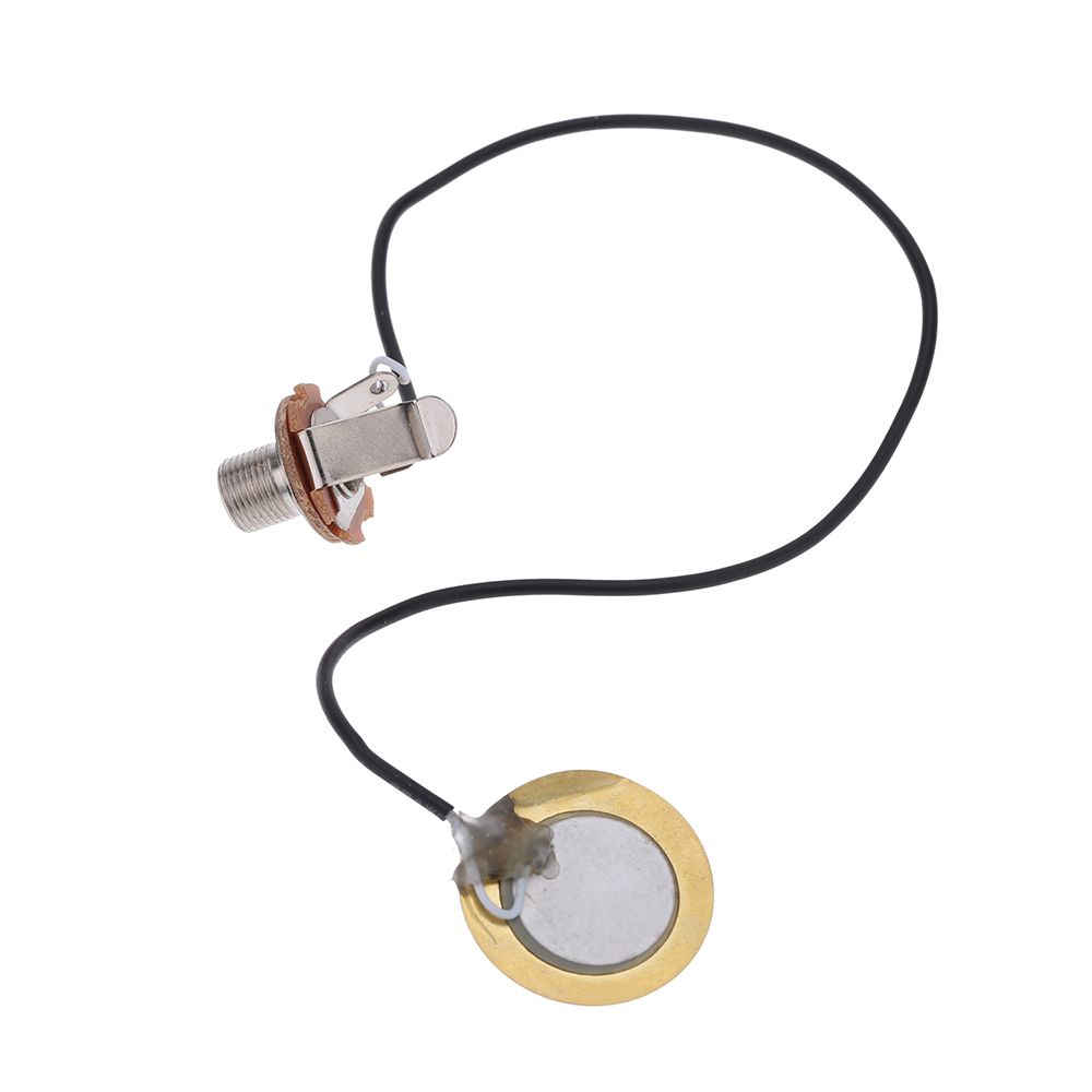Acoustic Guitar Transducer Pre-Wired Amplifier Piezo Jack