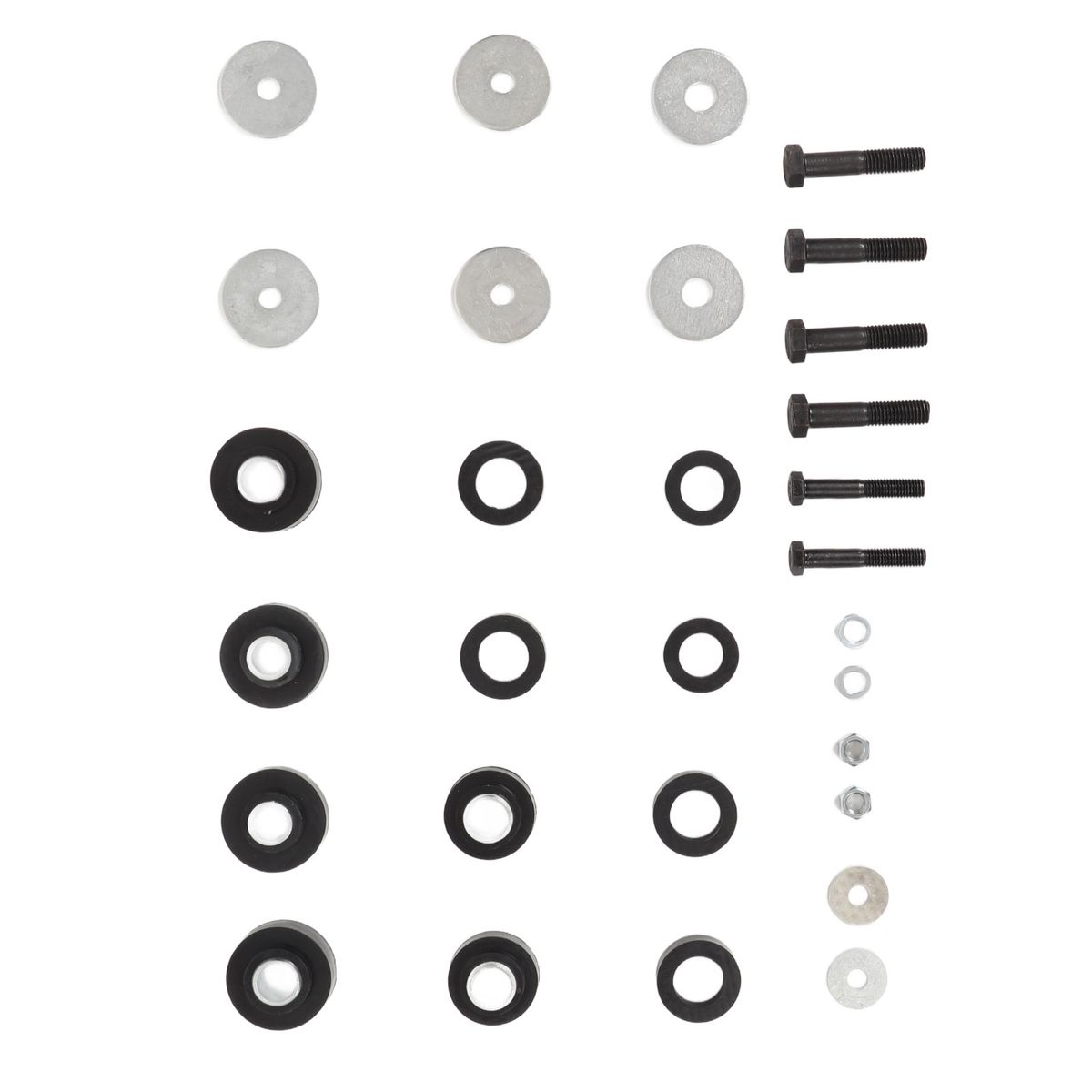 Subframe Body Mount Bushing Hardware Bolts Washers Kit