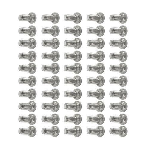 60pcs M2 X 4mm 304 Stainless Steel Phillips Round