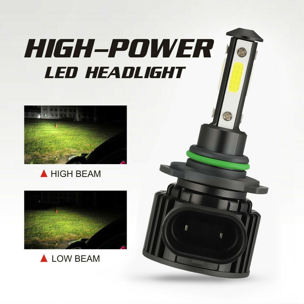 F8 9006 2 PCS 22W 3000LM 6000K Four Side DOB LED Headlight