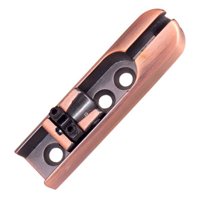 4 Individual Single Bridges For 4-string Guitar Bass Bronze W/ Wrench
