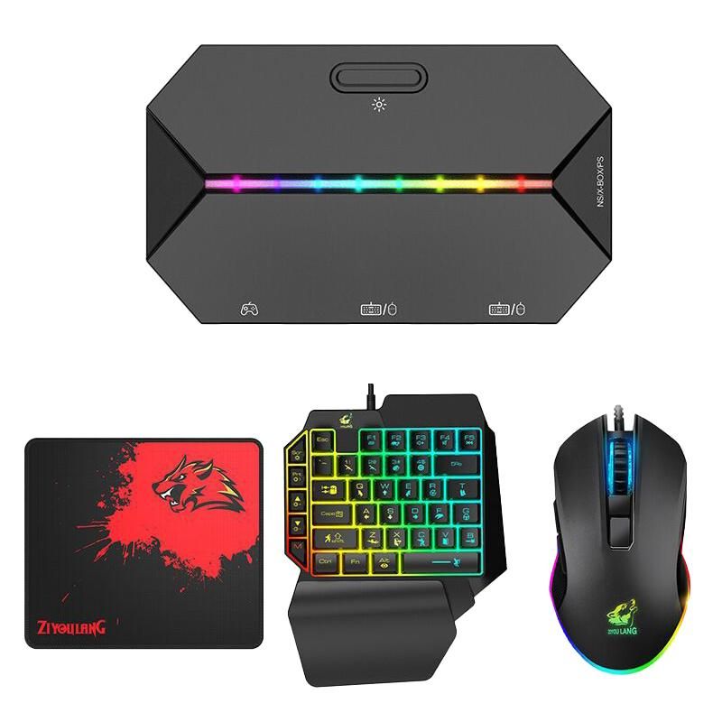 ZIYOU LANG G6L Converter+One-Handed Keyboard+Mouse+Mouse