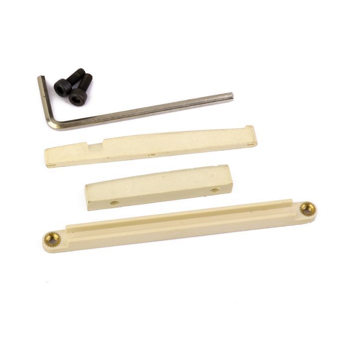Bridge Saddle And Slotted Nut  Lifter For 6 String Acoustic