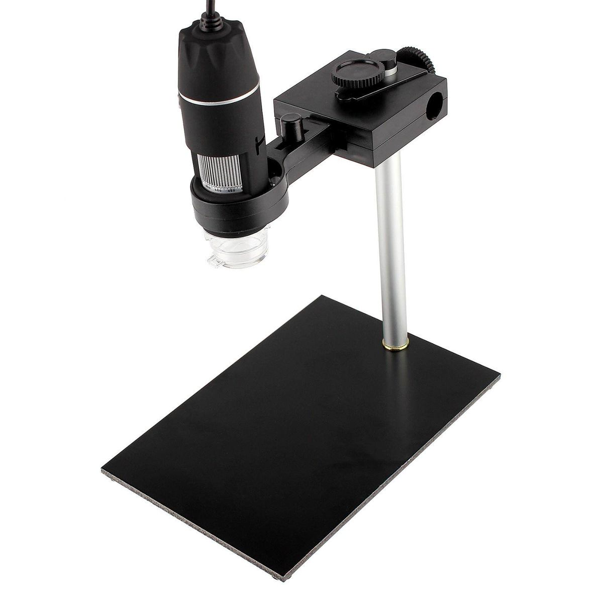 S1+ USB 8 LED 1X-500X Digital Microscope Endoscope Magnifier Video Camera With Lifting Holder Real - 2M Pexel 2 Megapixel