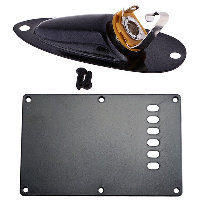 635mm Output Jack Socket Plate  Pickguard Cavity Cover For ST SQ