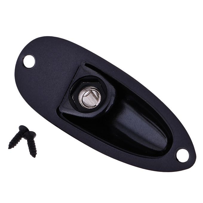 635mm Output Jack Socket Plate  Pickguard Cavity Cover For ST SQ