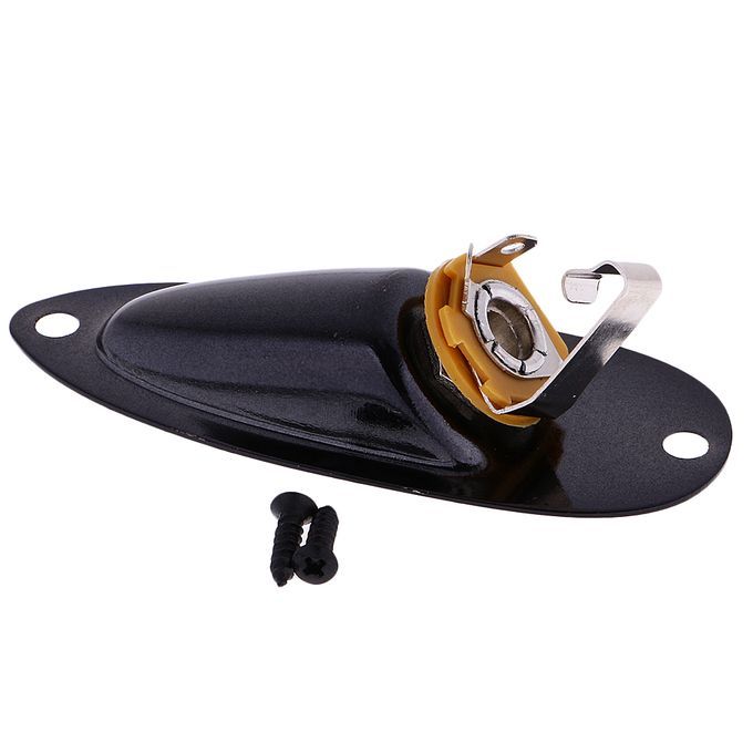 635mm Output Jack Socket Plate  Pickguard Cavity Cover For ST SQ
