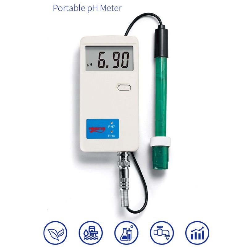 PH-012 Quality Purity PH Meter Digital Tester For Biology Chemical Laboratory 0.00-14.00ph Analyzer