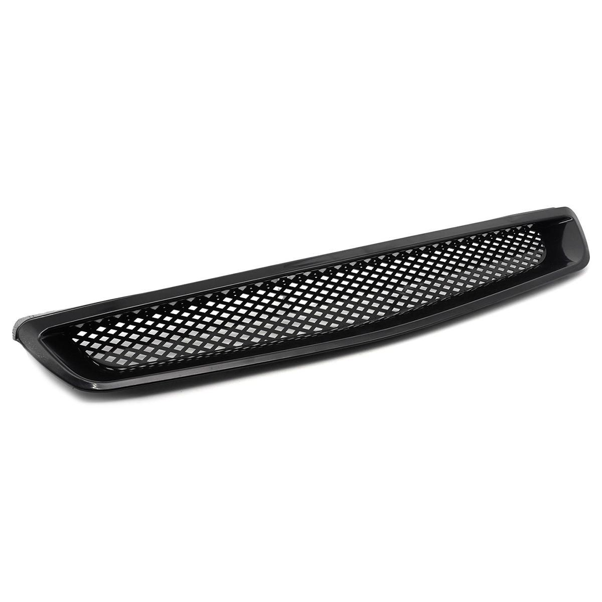 Car Front Hood Mesh Bumper Racing Grille for Honda for Honda Civic EK CX DX EX HX LX Type R 1999-2000