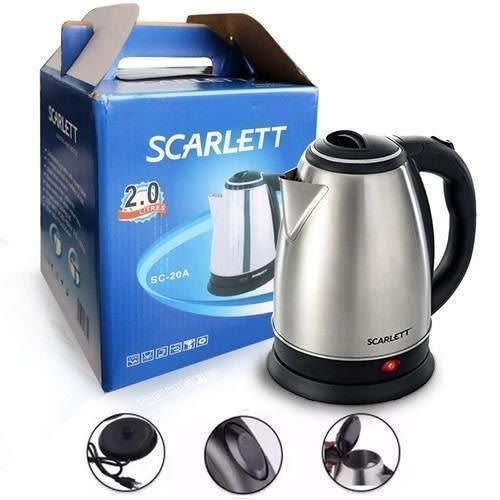 Stainless Steel Protection Electric Jug/kettle - 2L - 1500 Watts