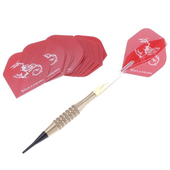 15Pcs / Set   Extra   Strong   Standard   Dart   Flights   Dart   Red
