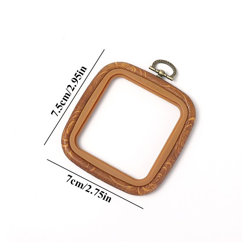 Embroidery Hoops Sewing Hand Show Wood Rings Embroidery Cross Stitch Tambour Frame Embroidery Shed 7x7.5cm  Plastic