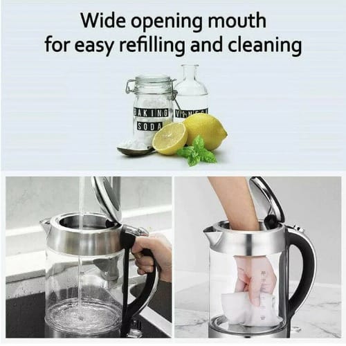 Hommak Electric Kettle Glass Jar Illuminated - 1.7L - 2000W