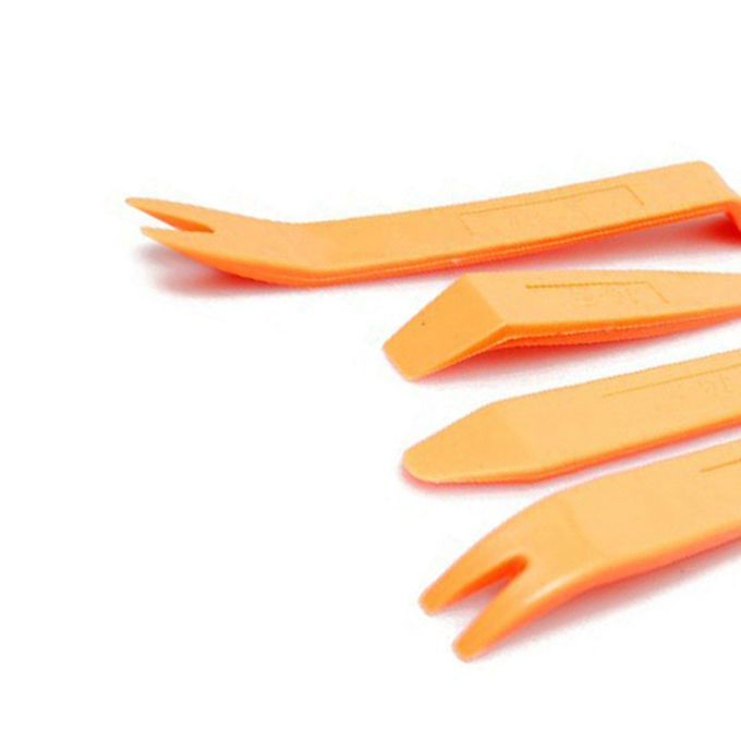 4P S/Set  Ar Audio Dis Embly Door Panel Bu Kle Pry Repair Remover Tools Kits-Orange