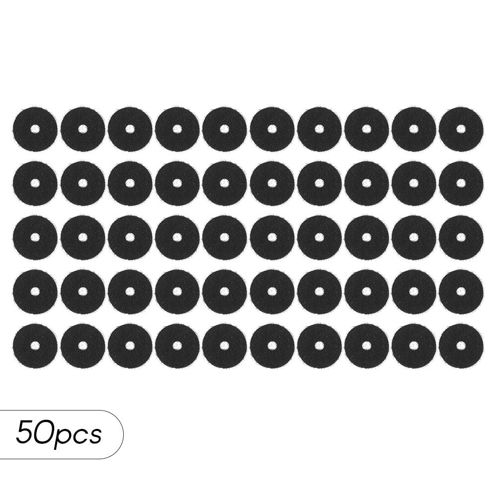 50pcs Guitar Strap Felt Button Washers Locks Blocks Guitar